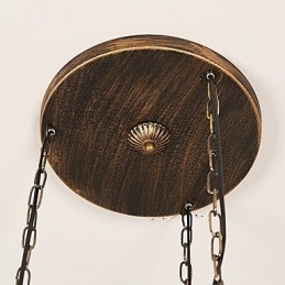 Suspension en métal style mini rétro vintage Rustic Lodge