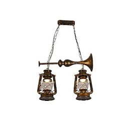 Suspension en métal style mini rétro vintage Rustic Lodge