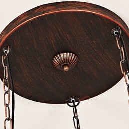Suspension en métal style mini rétro vintage Rustic Lodge