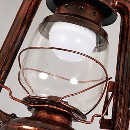 Suspension en métal style mini rétro vintage Rustic Lodge