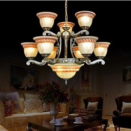Lustre Traditionnel Classique Vintage Rétro Métal