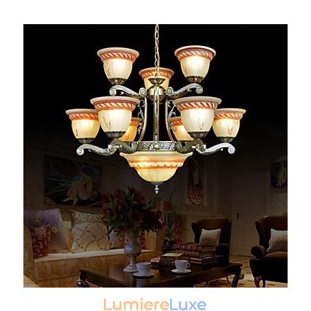 Lustre Traditionnel Classique Vintage Rétro Métal Lustre Traditionnel Classique Vintage Rétro Métal