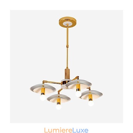 Lustre 4 lumières de style mini traditionnel classique moderne contemporain Lustre 4 lumières de style mini traditionnel classique moderne contemporain