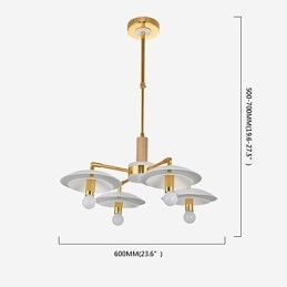Lustre 4 lumières de style mini traditionnel classique moderne contemporain