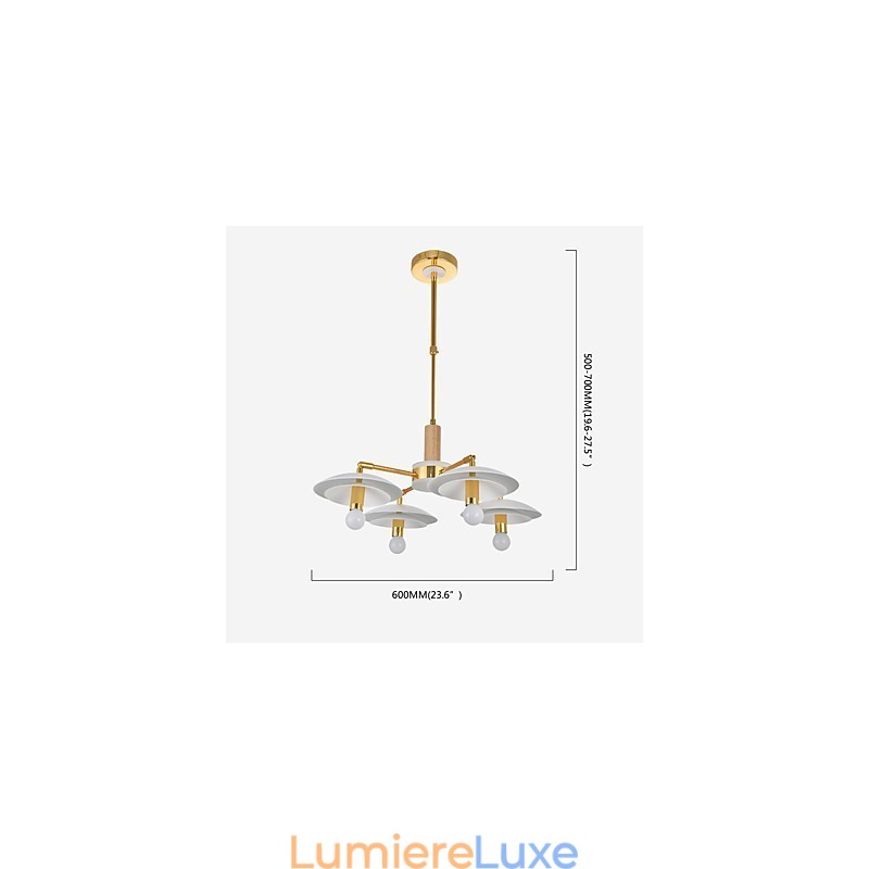 Lustre 4 lumières de style mini traditionnel classique moderne contemporain