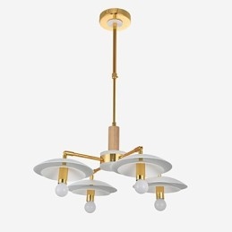 Lustre 4 lumières de style mini traditionnel classique moderne contemporain