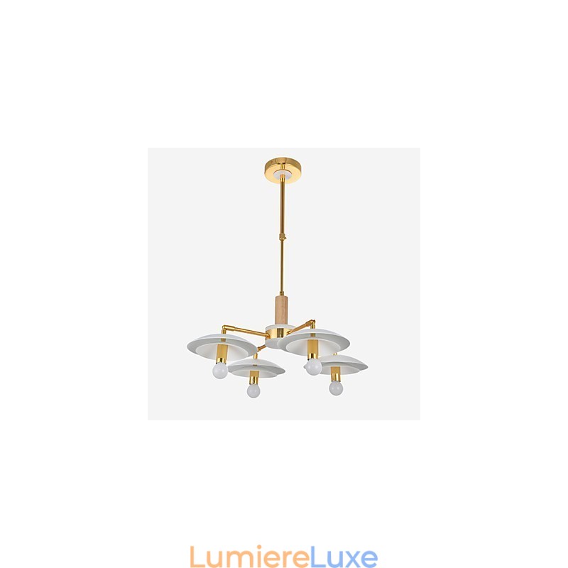 Lustre 4 lumières de style mini traditionnel classique moderne contemporain