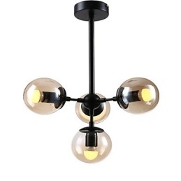 Lustre en métal de style rétro classique traditionnel pour les designers