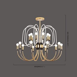 Lustre moderne et contemporain Lustre personnalisé