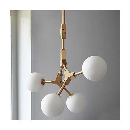 Suspension en bambou et bois de style mini, peinture classique traditionnelle Suspension en bambou et bois de style mini, peinture classique traditionnelle