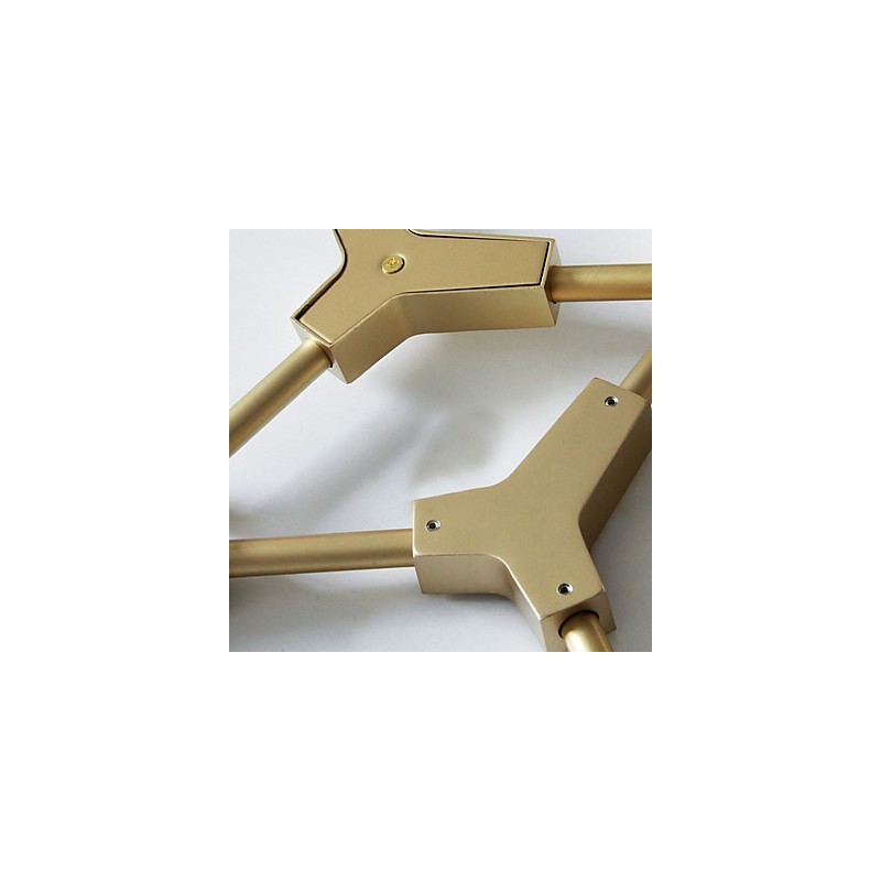 Suspension en bambou et bois de style mini, peinture classique traditionnelle
