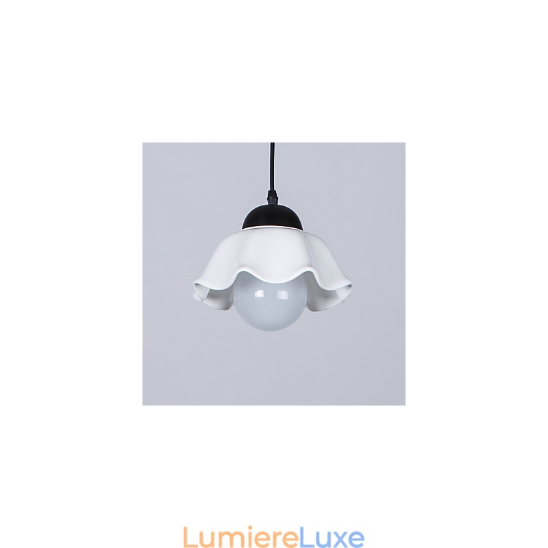 Lustre rustique à 2 ampoules pour boutiques d'intérieur en métal