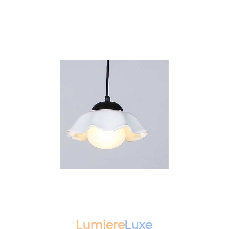 Lustre rustique à 2 ampoules pour boutiques d'intérieur en métal