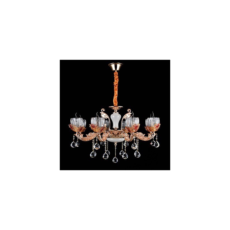 Suspension en métal style mini cristal, style moderne, contemporain, traditionnel, classique, en alliage de zinc