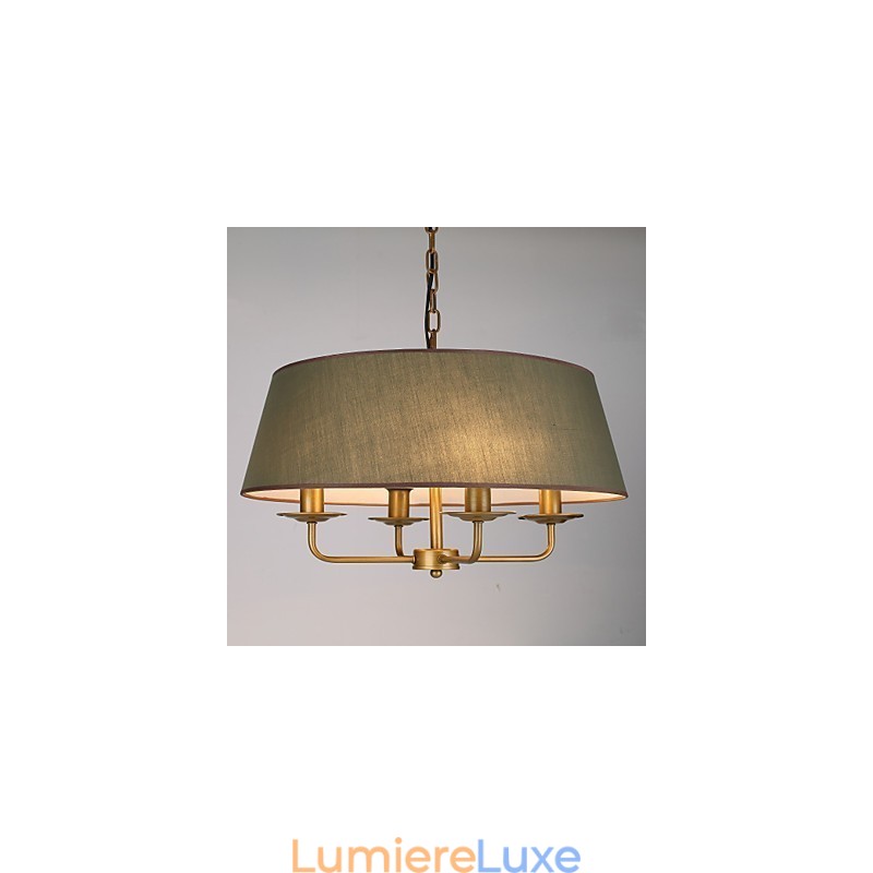 Lustre rustique à 2 ampoules pour boutiques d'intérieur en métal
