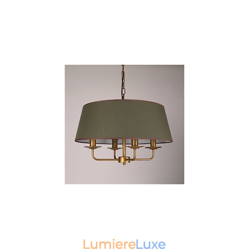 Lustre rustique à 2 ampoules pour boutiques d'intérieur en métal