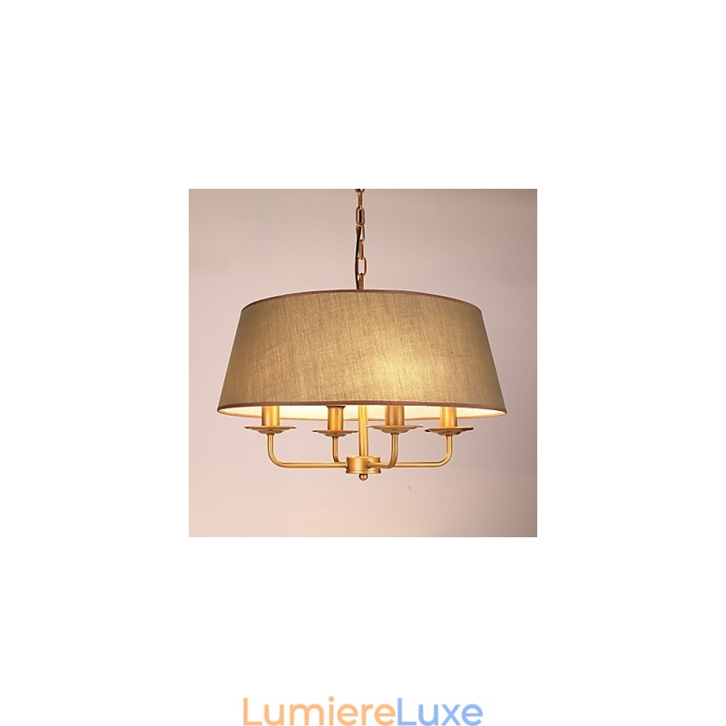 Lustre rustique à 2 ampoules pour boutiques d'intérieur en métal