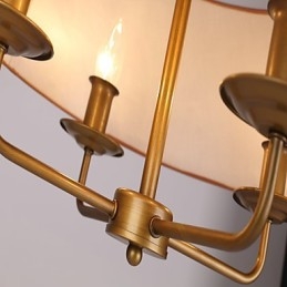 Lustre rustique à 2 ampoules pour boutiques d'intérieur en métal