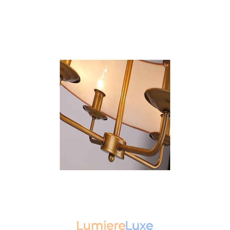 Lustre rustique à 2 ampoules pour boutiques d'intérieur en métal