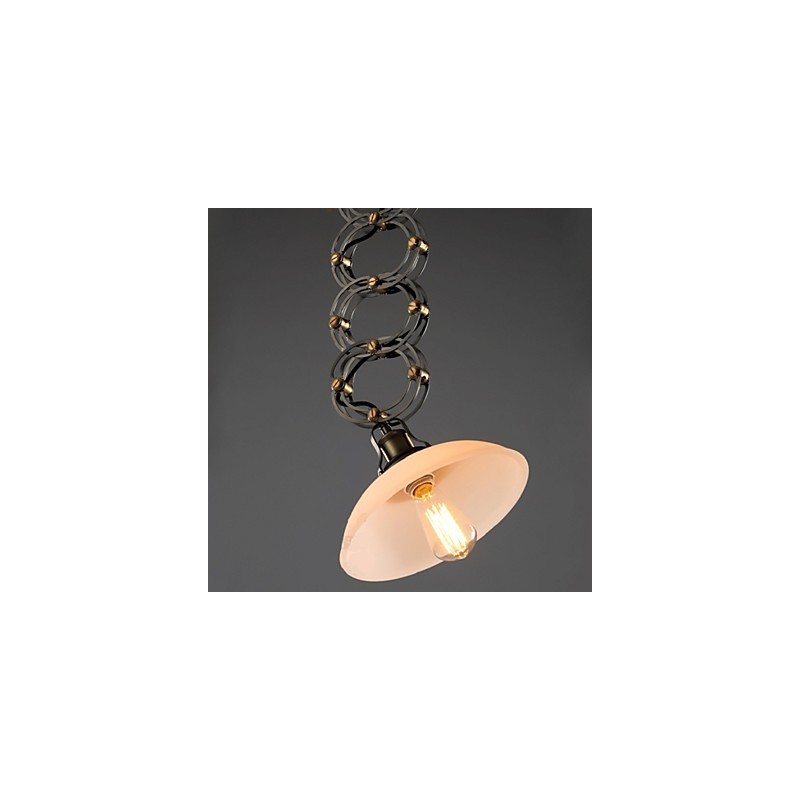 Suspension style loft campagne américaine en fer forgé, luminaire décoratif de magasin