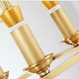 Lustre en métal moderne et contemporain en laiton pour designers