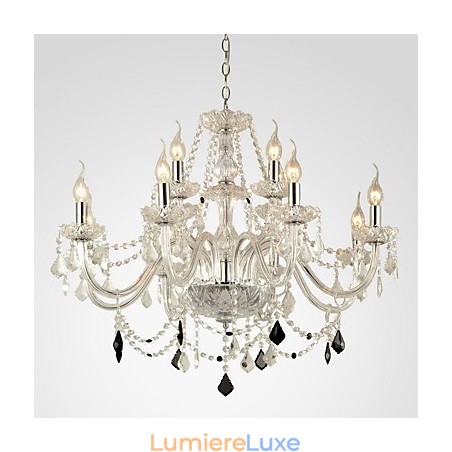 Autres caractéristiques modernes et contemporaines pour lustre en verre cristal Autres caractéristiques modernes et contemporaines pour lustre en verre cristal
