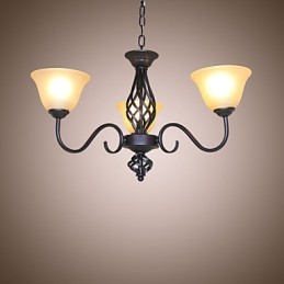 Lustre en métal pour designers de style mini, style rustique, classique, rustique, vintage, rétro, campagne, autres