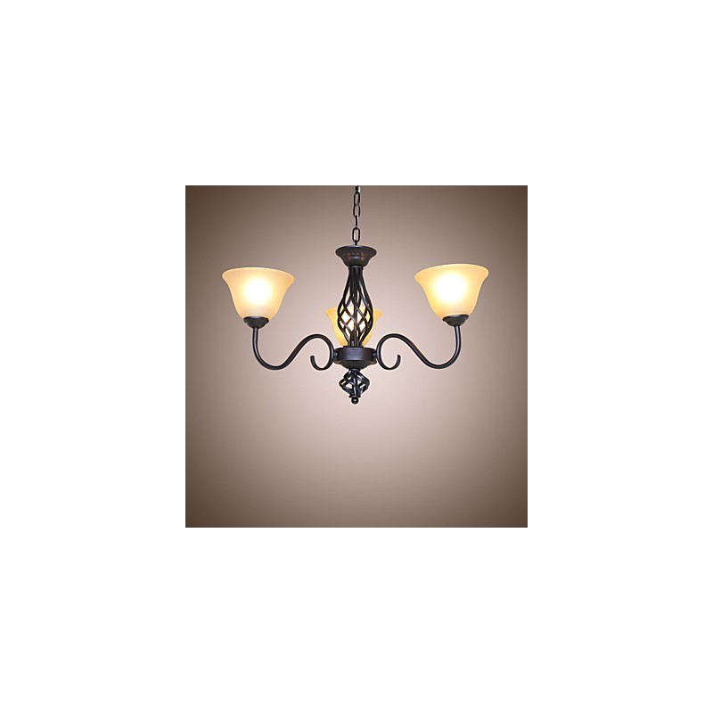 Lustre en métal pour designers de style mini, style rustique, classique, rustique, vintage, rétro, campagne, autres