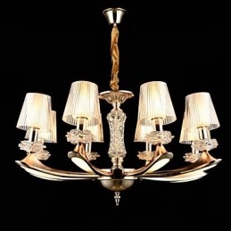 Suspension en métal style mini cristal, style moderne, contemporain, traditionnel, classique, en alliage de zinc