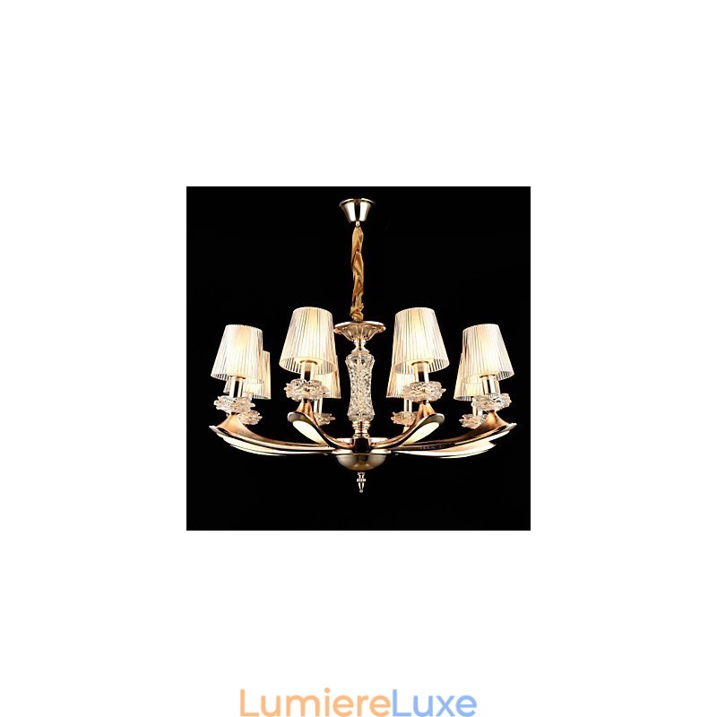 Suspension en métal style mini cristal, style moderne, contemporain, traditionnel, classique, en alliage de zinc