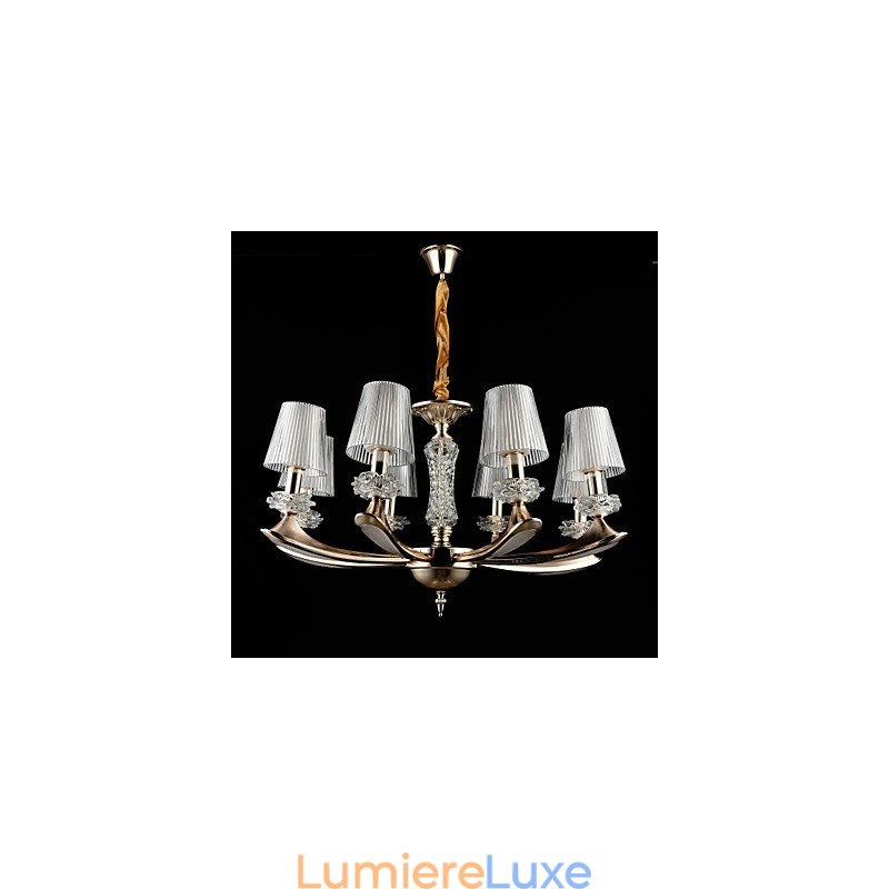 Suspension en métal style mini cristal, style moderne, contemporain, traditionnel, classique, en alliage de zinc