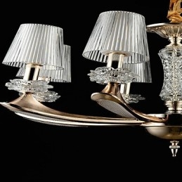 Suspension en métal style mini cristal, style moderne, contemporain, traditionnel, classique, en alliage de zinc