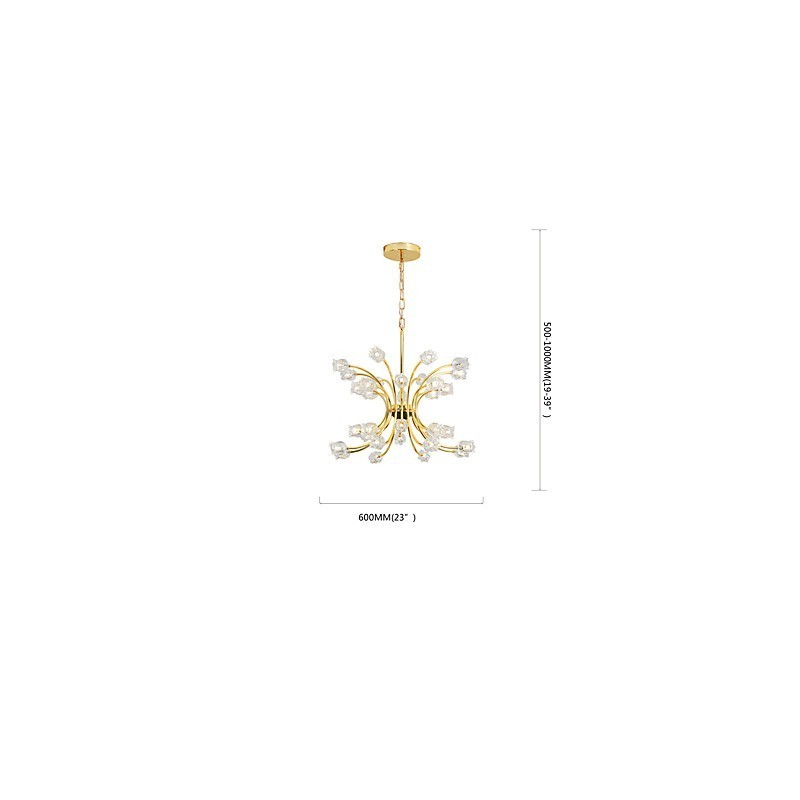 Plafonnier lustre minimaliste moderne et personnalisé