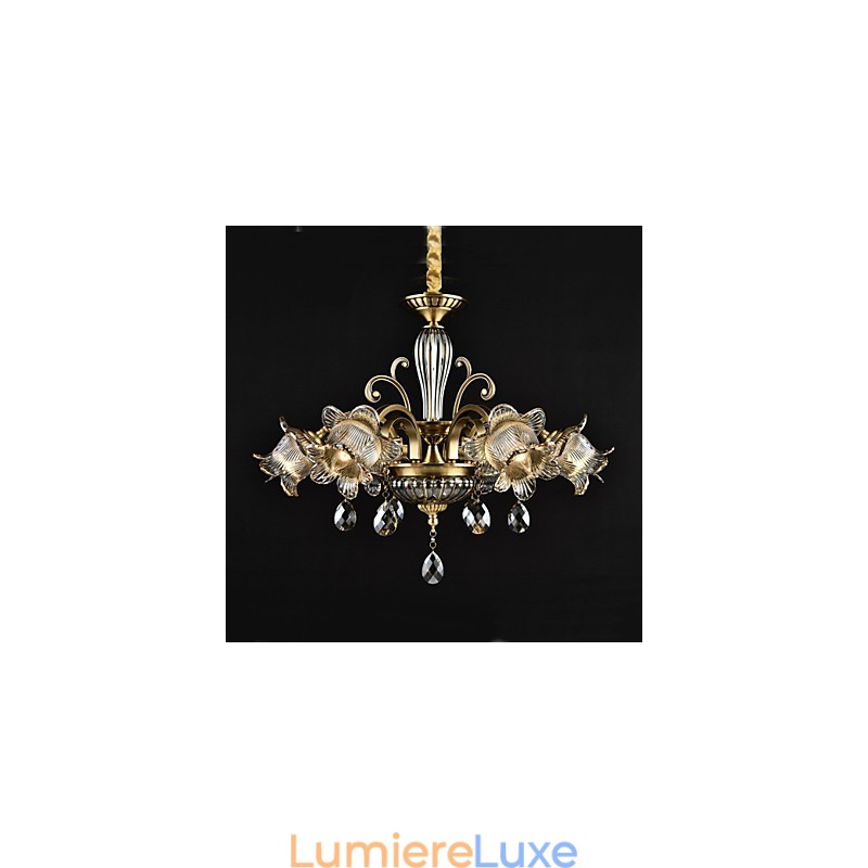Lustre rustique à 2 ampoules pour boutiques d'intérieur en métal