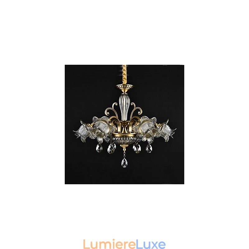 Lustre rustique à 2 ampoules pour boutiques d'intérieur en métal