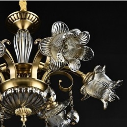 Lustre rustique à 2 ampoules pour boutiques d'intérieur en métal