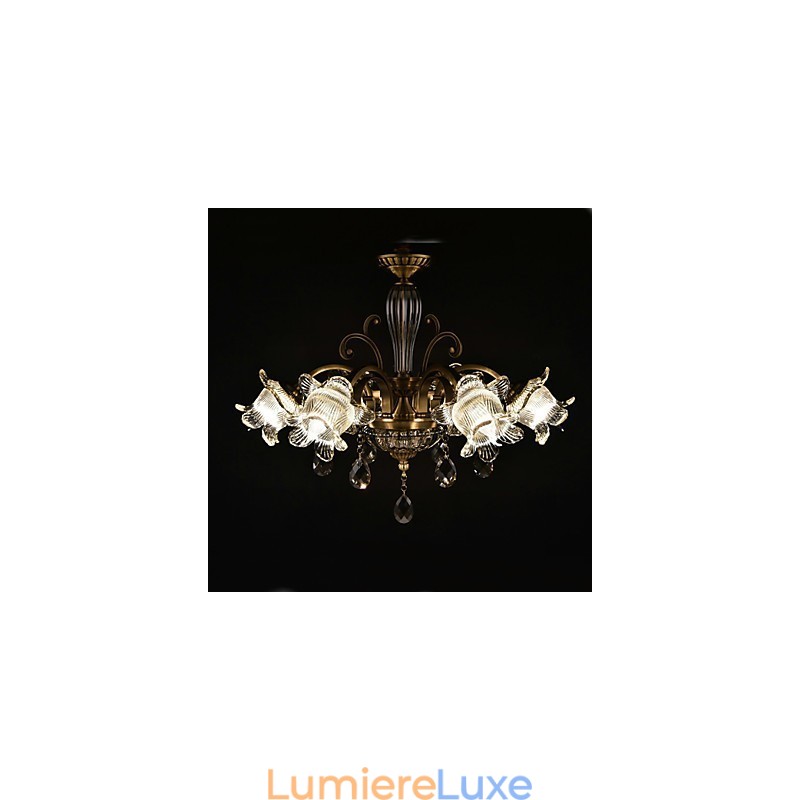 Lustre rustique à 2 ampoules pour boutiques d'intérieur en métal
