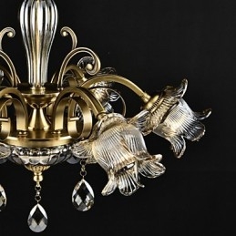 Lustre rustique à 2 ampoules pour boutiques d'intérieur en métal