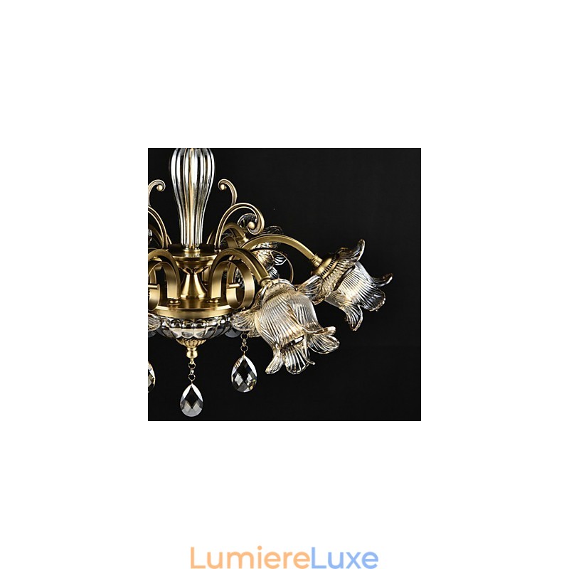 Lustre rustique à 2 ampoules pour boutiques d'intérieur en métal