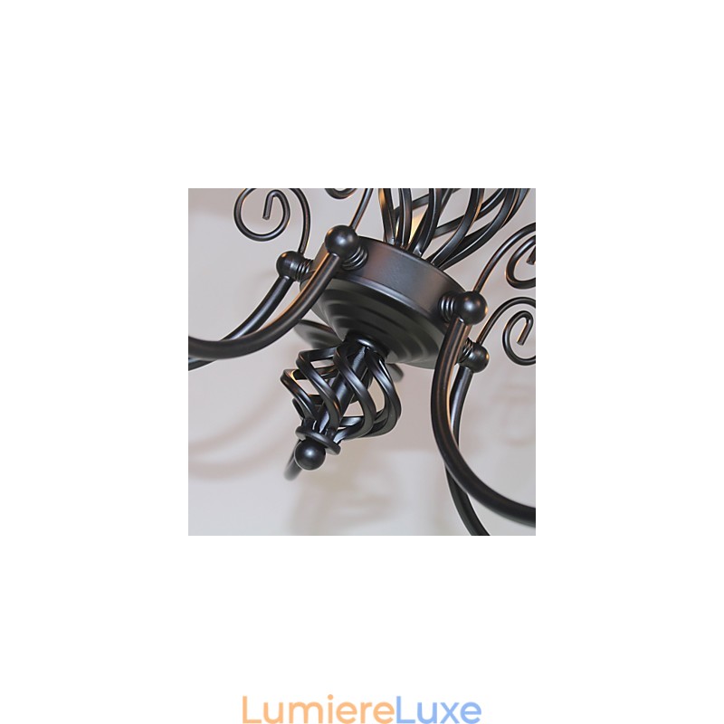 Lustre en métal de style mini, style bougie, moderne, contemporain, traditionnel, classique, vintage, rétro, autres