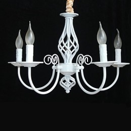 Lustre en métal de style mini, style bougie, moderne, contemporain, traditionnel, classique, vintage, rétro, autres