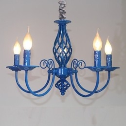 Lustre en métal de style mini, style bougie, moderne, contemporain, traditionnel, classique, vintage, rétro, autres