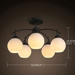 Lustre en métal moderne et contemporain pour les designers