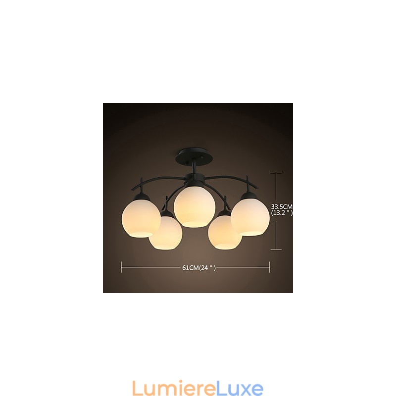 Lustre en métal moderne et contemporain pour les designers