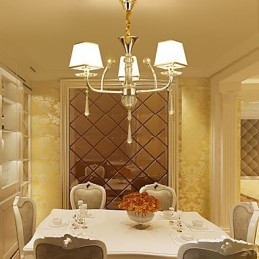 Lustre en cristal et métal galvanisé moderne et contemporain