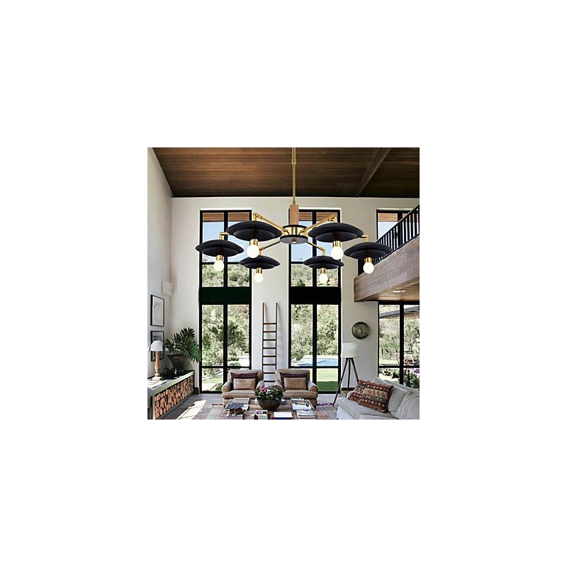 Lustre personnalisé à 6 lumières