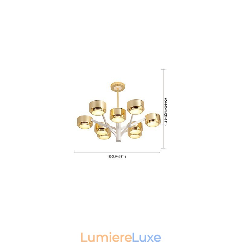 Plafonnier lustre minimaliste moderne et personnalisé