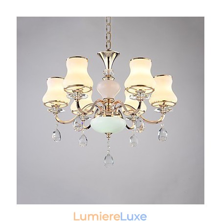 Lustre moderne contemporain galvanisé pour cristal et métal Lustre moderne contemporain galvanisé pour cristal et métal