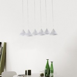 Suspension moderne contemporaine en acrylique