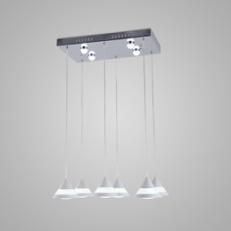 Suspension moderne contemporaine en acrylique